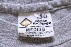 画像5: 90s USA製 The Cotton Exchange MIZZOU コットン×レーヨン Tシャツ 杢グレー M (5)