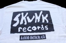 画像4: 00s sublime 40oz. To Freedom SKUNK RECORDS 両面プリント コットン バンドTシャツ 白 M (4)