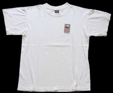 画像2: 90s USA製 patagoniaパタゴニア CHOOSE ORGANIC COTTON アート オーガニックコットンTシャツ 生成り S (2)