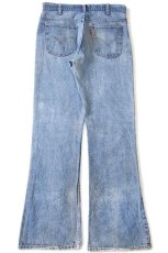 画像3: 70s USA製 Levi'sリーバイス 646 デニムパンツ w33 L34★ベルボトム フレア (3)