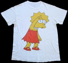 画像2: The Simpsons シンプソンズ リサ コットンTシャツ 白 L (2)