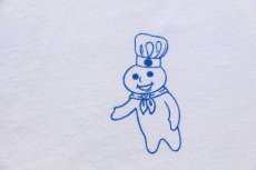 画像4: 90s USA製 Pillsbury ドゥボーイ コットンTシャツ 白 XL (4)