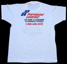 画像3: 80s GRAND OPENING UNION STATION INDIANAPOLIS 機関車 風船 Purolator courier 両面プリント Tシャツ 白 (3)