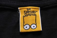 画像4: 90s The Simpsons シンプソンズ ホーマー マージ リサ コットンTシャツ 黒 XL★A (4)