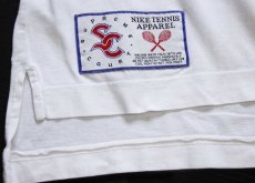 画像7: 90s NIKEナイキ TENNIS APPAREL SUPREME COURT ツートン ヘンリーネック コットン ラグランTシャツ 白×薄紫 M (7)