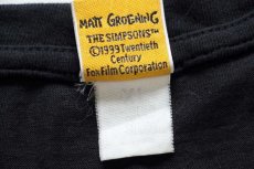 画像5: 90s The Simpsons シンプソンズ ホーマー マージ リサ コットンTシャツ 黒 XL★A (5)