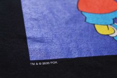 画像5: 00s The Simpsons シンプソンズ バート ハンバーガー コットンTシャツ 黒 L (5)