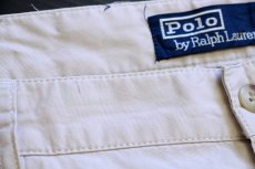 画像8: 90s ポロ ラルフローレン HAMMOND PANT ツータック コットン チノパン ベージュ w34★290 (8)