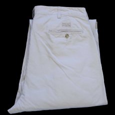 画像1: 90s ポロ ラルフローレン HAMMOND PANT ツータック コットン チノパン ベージュ w34★290 (1)