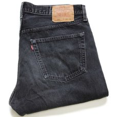 画像1: 90s USA製 Levi'sリーバイス 501 ブラック デニムパンツ w38 L32 (1)