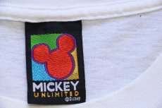 画像4: 90s USA製 Disneyディズニー ミッキー&ミニー マウス ドナルド&デイジーダック グーフィー プルート コットンTシャツ 白 (4)