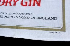 画像5: ビンテージ 英国製 BEEFEATER LONDON DISTILLED DRY GIN 染み込みプリント コットン タペストリー (5)