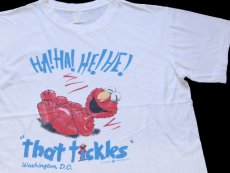 画像1: 90s HA!HA!HE!HE! that tickles エルモ コットンTシャツ 白 (1)