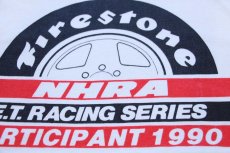 画像4: 90s Firestone NHRA E.T.RACING SERIES PARTICIPANT 1990 コットンTシャツ 白 M (4)