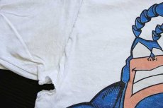 画像7: 90s THE TICK コットンTシャツ ボロ 白 L (7)