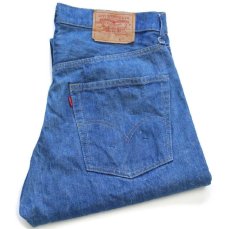 画像1: 80s USA製 Levi'sリーバイス 505 黒カン デニムパンツ w36 L30 (1)