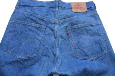 画像5: 80s USA製 Levi'sリーバイス 505 黒カン デニムパンツ w36 L30 (5)