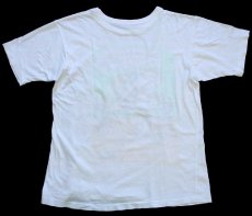 画像3: 80s スヌーピー サボテン ソンブレロ 蛍光 染み込みプリント コットンTシャツ 白 (3)