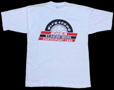 画像2: 90s Firestone NHRA E.T.RACING SERIES PARTICIPANT 1990 コットンTシャツ 白 M (2)