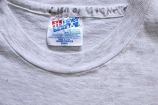 画像6: 90s USA製 Hanes Disneyディズニー グーフィー アート コットンTシャツ 杢ライトグレー L (6)