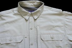 画像3: patagoniaパタゴニア Sol Patrol Shirt ソル パトロール ポリエステル フィッシングシャツ STN S (3)