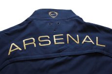 画像4: 00s NIKEナイキ Arsenal Fly Emirates アーセナル刺繍 トラックジャケット 紺 S★ジャージ (4)