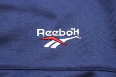 画像5: 90s Reebokリーボック ロゴ刺繍 マルチカラー 切り替え トラックジャケット 紺×赤×白 XL★ジャージ (5)