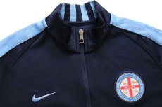 画像3: NIKEナイキ MELBOURNE CITY FOOTBALL CLUB パッチ付き トラックジャケット 紺×水色 M★ジャージ (3)