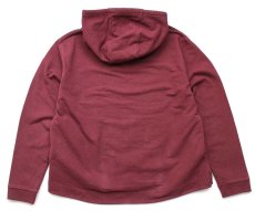 画像2: メキシコ製 patagoniaパタゴニア Uprial Hoody Fitz Roy Bear ストレッチ スウェットパーカー バーガンディ XL (2)