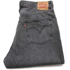 画像1: Levi'sリーバイス 501 カットオフ ブラック デニムパンツ フェード w32 L30★SDP2823 (1)