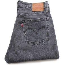 画像1: LEVI'Sリーバイス PREMIUM 501 BIGE ストレッチ 先染め ブラック デニムパンツ w29 L28★SDP2782 (1)