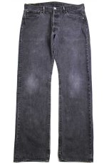 画像2: ポーランド製 Levi'sリーバイス 501 ブラック デニムパンツ w34 L34★SDP2852 ユーロ (2)