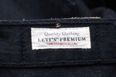 画像7: トルコ製 LEVI'Sリーバイス PREMIUM 501 BIGE ストレッチ ブラック デニムパンツ w25 L28★SDP2773 ユーロ (7)