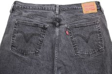 画像5: Levi'sリーバイス 501 S カットオフ ストレッチ 先染め ブラック デニムパンツ w32★SDP2874 (5)