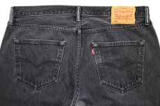 画像5: ポーランド製 Levi'sリーバイス 501 ブラック デニムパンツ w34 L34★SDP2852 ユーロ (5)