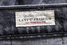 画像7: LEVI'Sリーバイス PREMIUM 501 BIGE ストレッチ 先染め ブラック デニムパンツ w29 L28★SDP2782 (7)