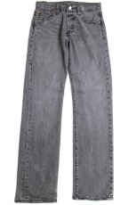 画像2: LEVI'Sリーバイス PREMIUM 501 BIGE ストレッチ ブラック デニムパンツ フェード w28 L32★SDP2904 (2)