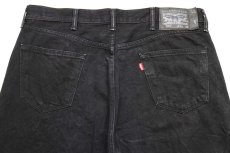 画像5: メキシコ製 Levi'sリーバイス 501 ブラック デニムパンツ w38 L30★SDP2855 (5)