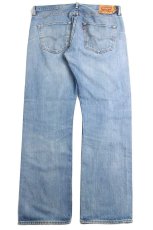 画像3: ポーランド製 Levi'sリーバイス 501 USED加工 デニムパンツ w36 L32★SDP2844 ユーロ (3)