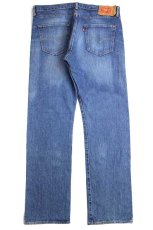 画像3: メキシコ製 Levi'sリーバイス 501 USED加工 ストレッチ デニムパンツ w36 L32★SDP2866 (3)