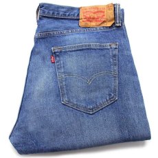 画像1: メキシコ製 Levi'sリーバイス 501 USED加工 ストレッチ デニムパンツ w36 L32★SDP2866 (1)