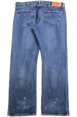 画像3: メキシコ製 Levi'sリーバイス 501 ペンキ飛び ストレッチ デニムパンツ w38 L29★SDP2848 (3)