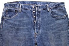 画像4: メキシコ製 Levi'sリーバイス 501 ペンキ飛び ストレッチ デニムパンツ w38 L29★SDP2848 (4)