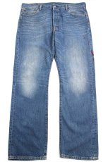 画像2: Levi'sリーバイス 501 USED加工 ペンキ飛び デニムパンツ w36 L32★SDP2839 (2)