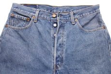 画像4: 90s メキシコ製 Levi'sリーバイス 501 DECEMBER 1999 デニムパンツ w34 L32★SDP2900 (4)