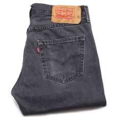 画像1: メキシコ製 Levi'sリーバイス 501 ブラック デニムパンツ フェード w29 L32★SDP2906 (1)