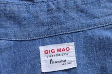 画像4: 60s Penneys BIGMACビッグマック コットン シャンブレーシャツ M (4)