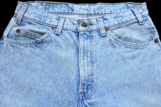 画像4: 80s USA製 Levi'sリーバイス 550 ケミカルウォッシュ デニムパンツ w32 L34★アシッド (4)