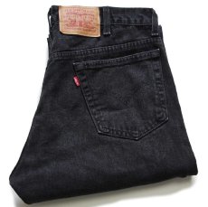 画像1: 90s カナダ製 Levi'sリーバイス 505 ブラック デニムパンツ w36 L30★66 (1)