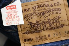 画像6: 90s メキシコ製 Levi'sリーバイス 505 デニムパンツ w33 L30★141 (6)